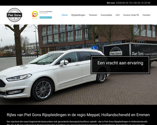 Piet Gons Transport en Rijopleidingen Logo
