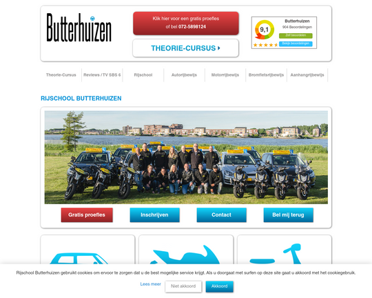Rijschool Butterhuizen Logo